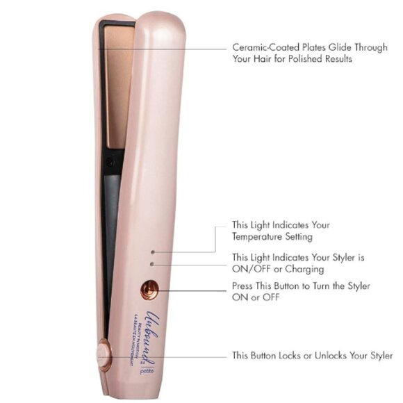 Conair Unbound Petite Cordless 3/4" Mini Recharge Straightener - Picture 3 of 4